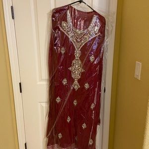Pakistani Indian formal shalwar kameez 3 piece
